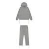 Love Print Fleece Hoodie und Sweatpants Set Hip Hop Streetwear Baumwollfleece Freizeitoutfit
