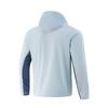 Li Ning Training Series Sports Casual Minimalist Color Block Hooded Windbreaker Men Outerwear Cloud-Blue Deep-Navy AFDVA85-3