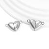 Magnetic Heart Clasp for Jewelry Making Stainless Steel Sturdy Fastening Solution Bracelet Necklace Gifts for Couples