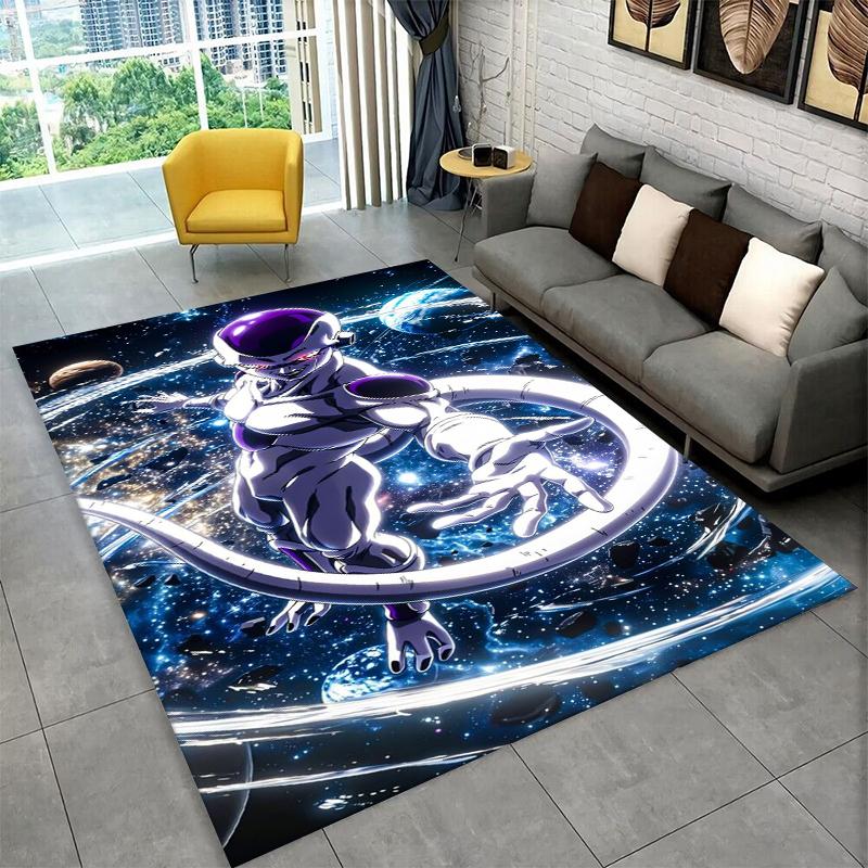 Cartoon D-Dragon Ball Anime Game Carpet Rug for Playroom Bedroom Living Room Sofa Home Decor,kid Area Rug Non-slip Floor Mat