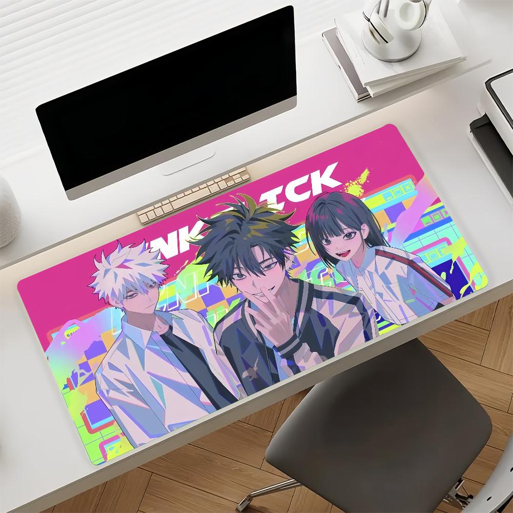 Anime L-Link Click Mouse Pad Non-slip Rubber Gamer Balance Computer Mat Decoracion Deskmat Laptop Office Large