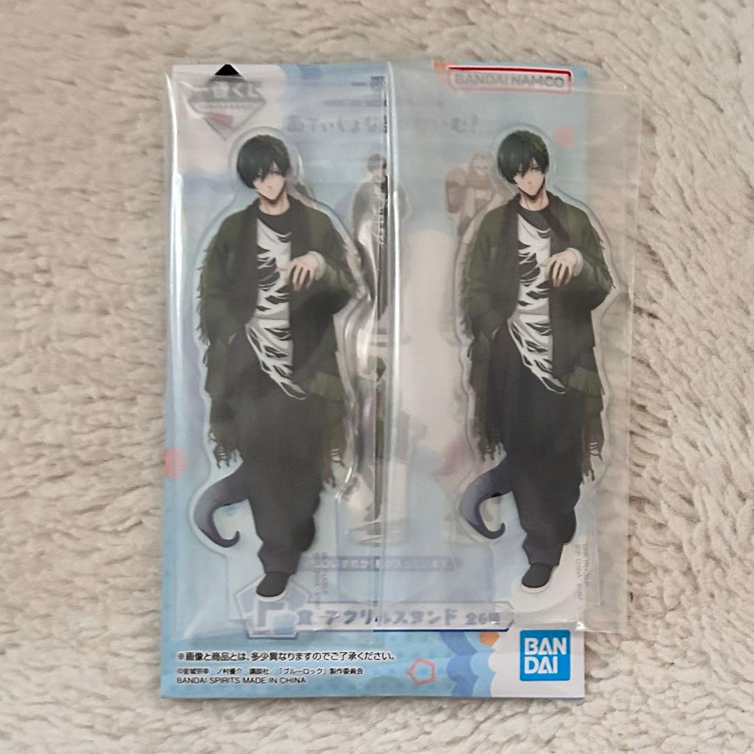 Blue Lock Itoshi Rin acrylic stand set 2 Ichiban Kuji additional time