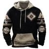 Spring Autumn Men Clothes Casual Hooded Sweatshirt Men Fashion 3D Digital Print Pullover Hoodies