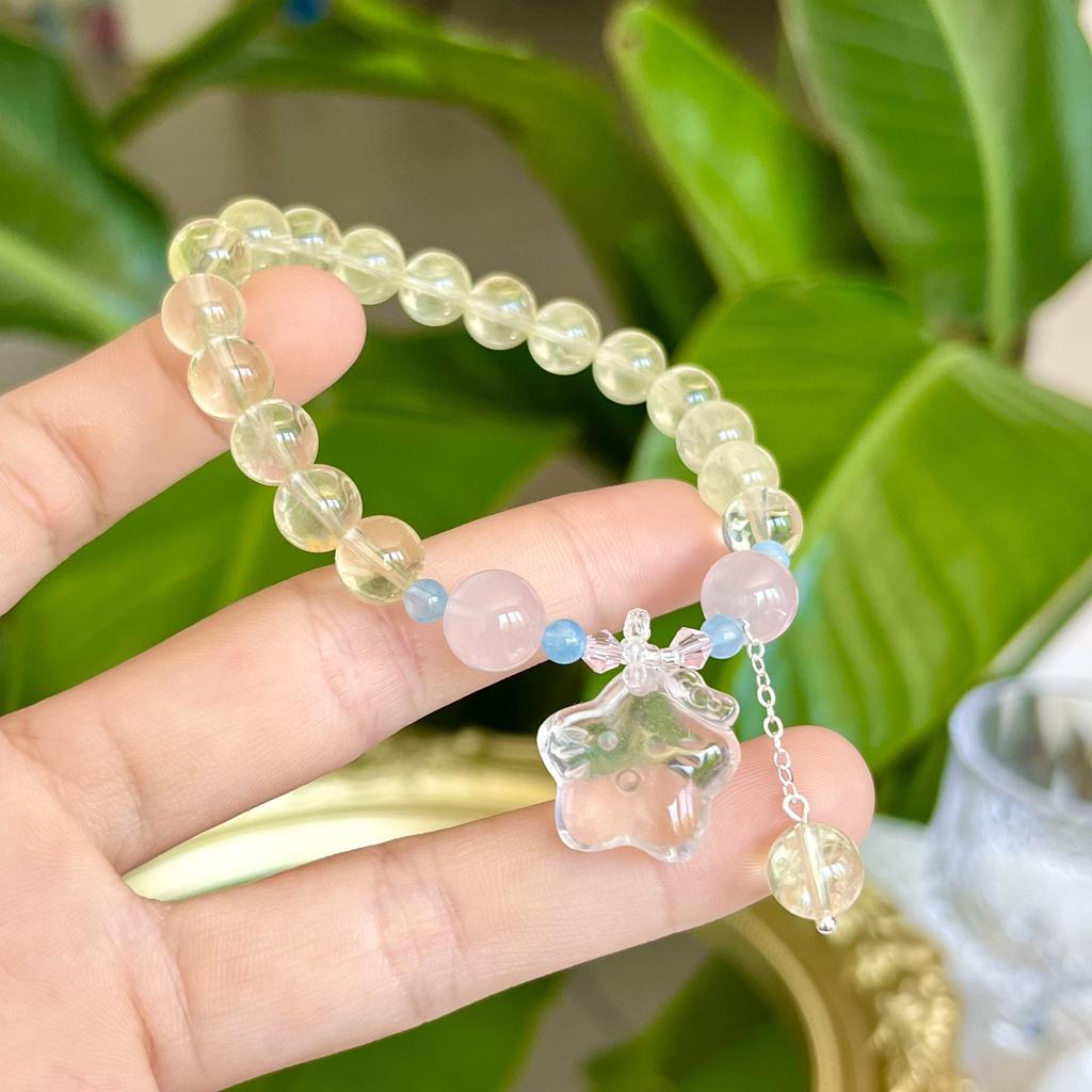 Lemon Citrine Star Bracelet – Cute & Fresh Design for Students and Best Friends