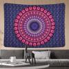 VIKAMA American Mandala Tapestry Hippie Wall Hanging Psychedelic Peacock Living Room Tea Room Wall Decoration Tapestry