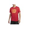Nike Solid Color Round Neck Logo Print Quick-Dry Short Sleeve T-Shirt Men Tops Comet-Red Travel-Yellow FZ4596637