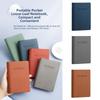 PU Leather Cover A7 Mini Notepad Spiral Bound A7 Notebook Small Pocket Planner Stationery Supplies