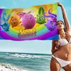 Sunny B-bunnies Anime Beach Swimming Towel Soft Absorbent Washcloth Children's Gifts For Kids Travel Camping Gym