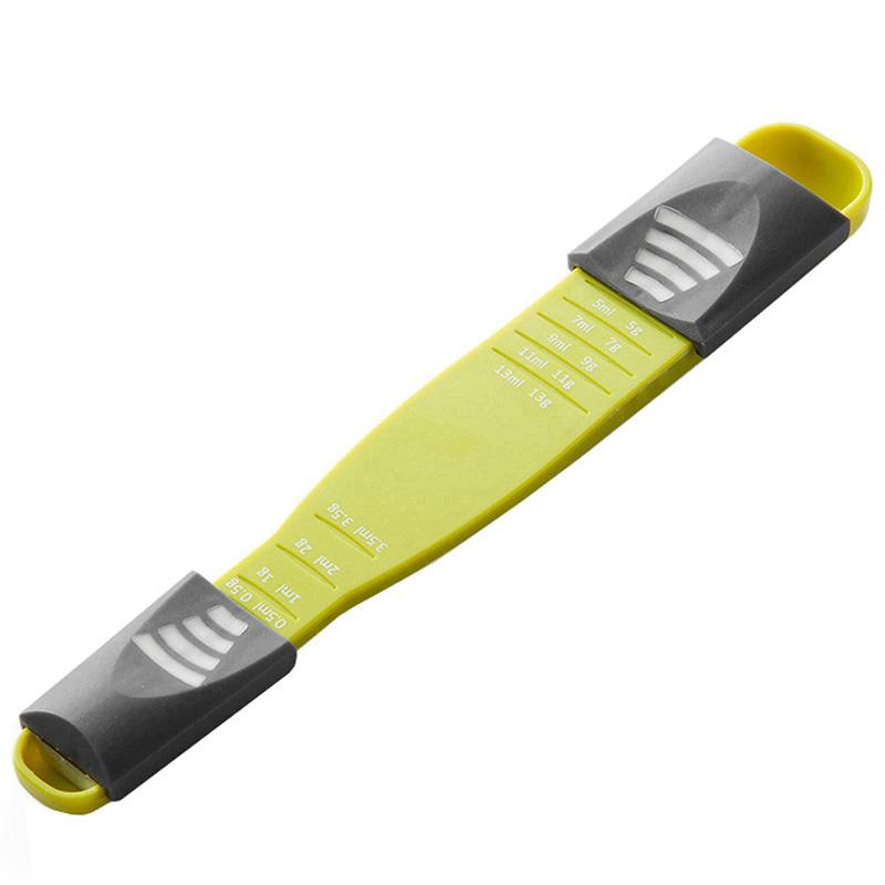 Adjustable Baking Scale Measuring Spoon Gram Spoon Plastic Quantitative Spoon Baking Measuring Spoon Kitchen Tool