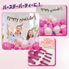 TakaraTec Birthday Balloon Garland Balloons Set of 30 with Air Pump Pink Decorations Party Favorite OBSPIGL1