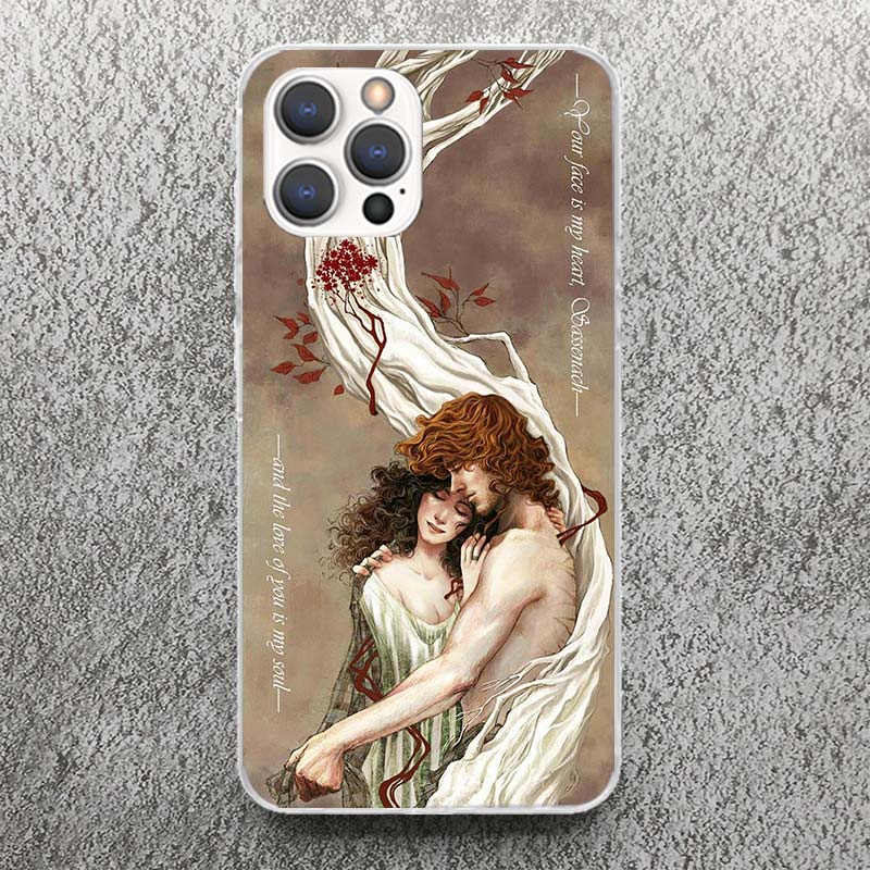 Outlander TV Phone Case For iPhone 17 16 15 14 13 12 11 Pro Max Mini Plus Air 7 SE 8 Soft Silicone Print Shell Funda For Apple I