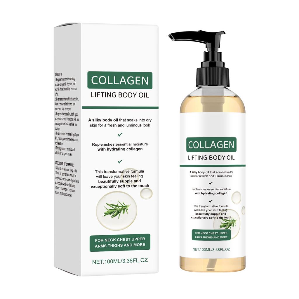 Firming Body Oil 100ml Enhance Skin Elasticity & Tighten Deep Hydration Hydrating Refreshing Rosemary Non-greasy Oil
