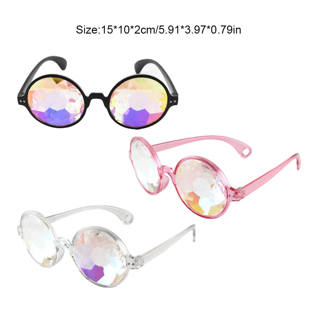 Sun Protection Eyewear Plastic Shell Matching Outdoor Party Spectacles Round Friend Daily Festival Sunglasses for Holiday