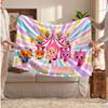 Coperta in Flanella Personalizzata El Payaso Plim Plim, Testo Nome Stampato Personalizzato, Coperta Calda Morbida per Divano Letto