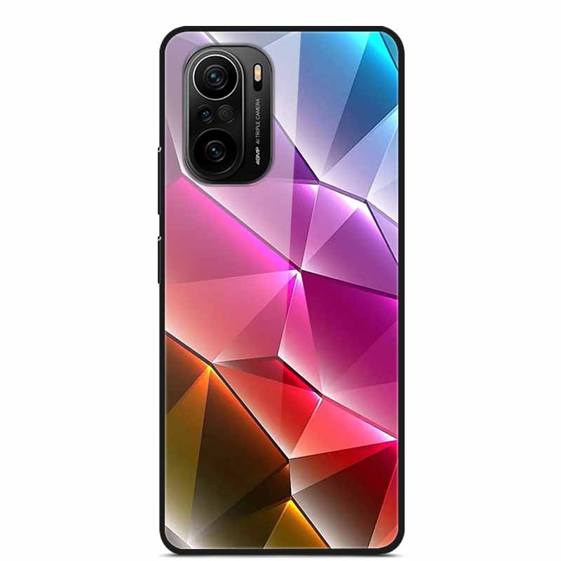 For Xiaomi Poco F3 Case Tempered Glass Hard PC Phone Back Cover For Xiaomi POCO F3 5G Cases Shells PocoF3 F 3 2021 6.67'' Coque