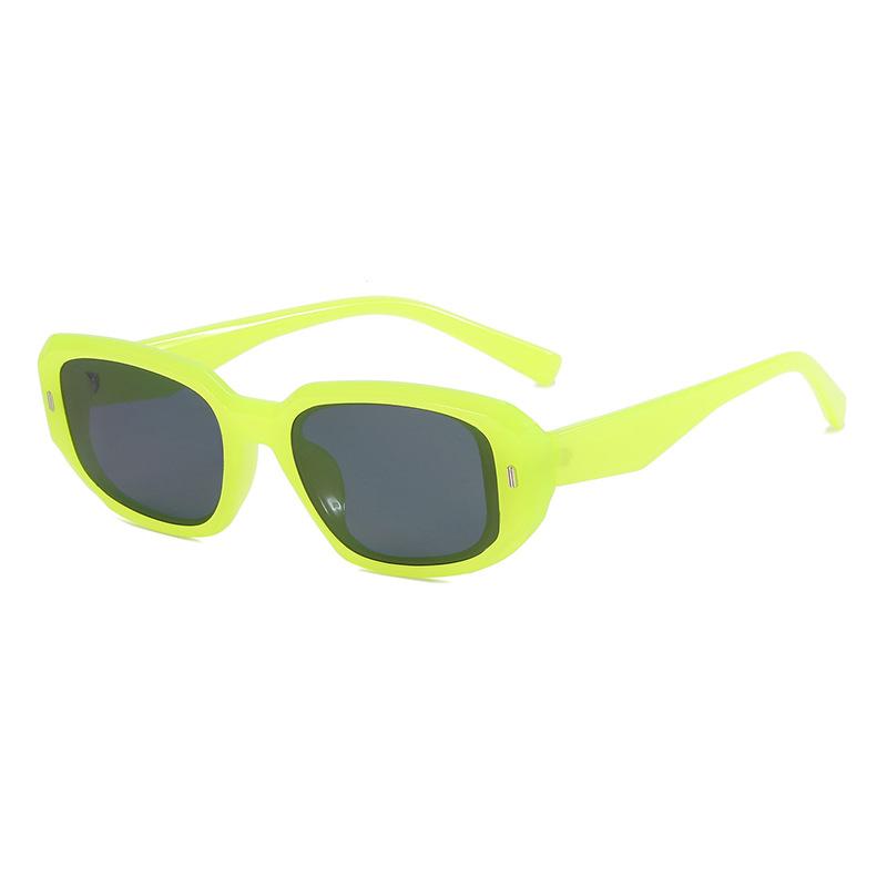 Unisex Small Square Sunglasses Fashion Hip-hop Sun Glasses Candy Color Rice Nail Sunscreen Versatile Sunglass