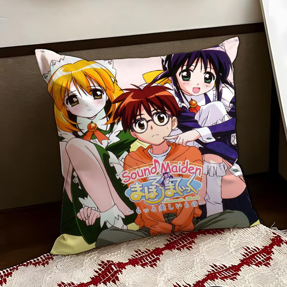 Anime MMahoromatic Kuddfodral Vändbart Mjukt Slitstarkt Kuddfodral Hem Bil Multifunktionell Användning för Daglig Komfort