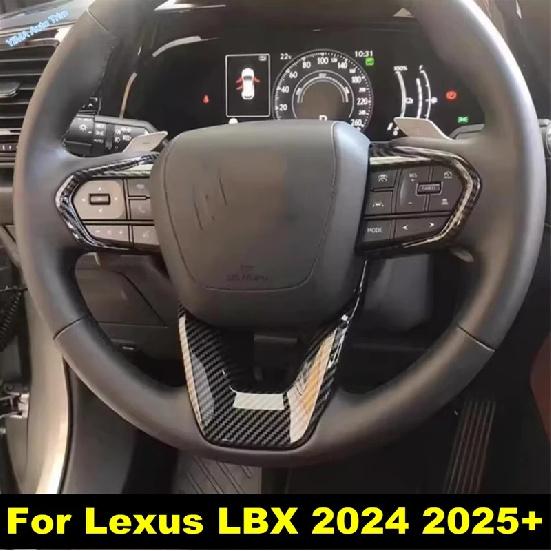 Fit For Lexus LBX 2024 2025 2026 ABS Car Steering Wheel Decoration Frame Cover Trim Interior Accessories