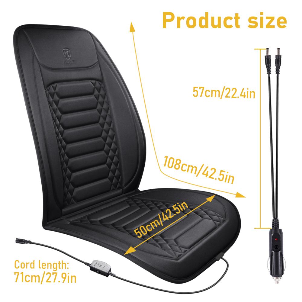12V Universal Car Heating Pad Car Seat Electric Pad Winter Warm Plush Heating Pad Car Seat Protection Heating Pad
