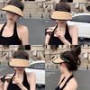 1Pcs Fashionable and Handsome Women's Outdoor Sun Hat, Empty Top Hat. Women's Sun Hat. Sun Hat Suitable for Outdoor Camping and Sports.