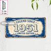 Tin Sign  Vintage Durable Metal Plaque Wall Decor Home Office Bar Man Cave Game Room Powder Room Toilet European City Birth