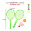 Mini-Kunststoffschläger-Set Outdoor-Fitness-Requisiten für Kinder Sportunterhaltung Tennis / Badminton / Baseball-Ausrüstung TMZ