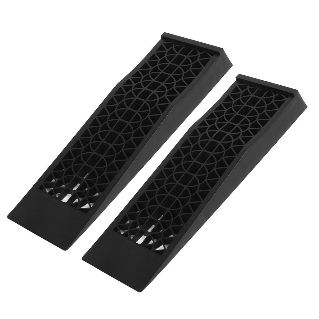 1Pair Car Service Ramps Vehicle Maintenance Tire Ramps Universal for 4400 Lbs Vehicles