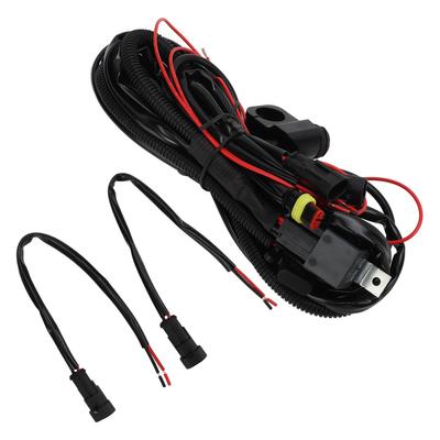 Comutator cu buton pentru ghidon motocicletă, cablaj comutator pentru lumini de ceață LED, impermeabil pentru ATV, motocicletă de teren