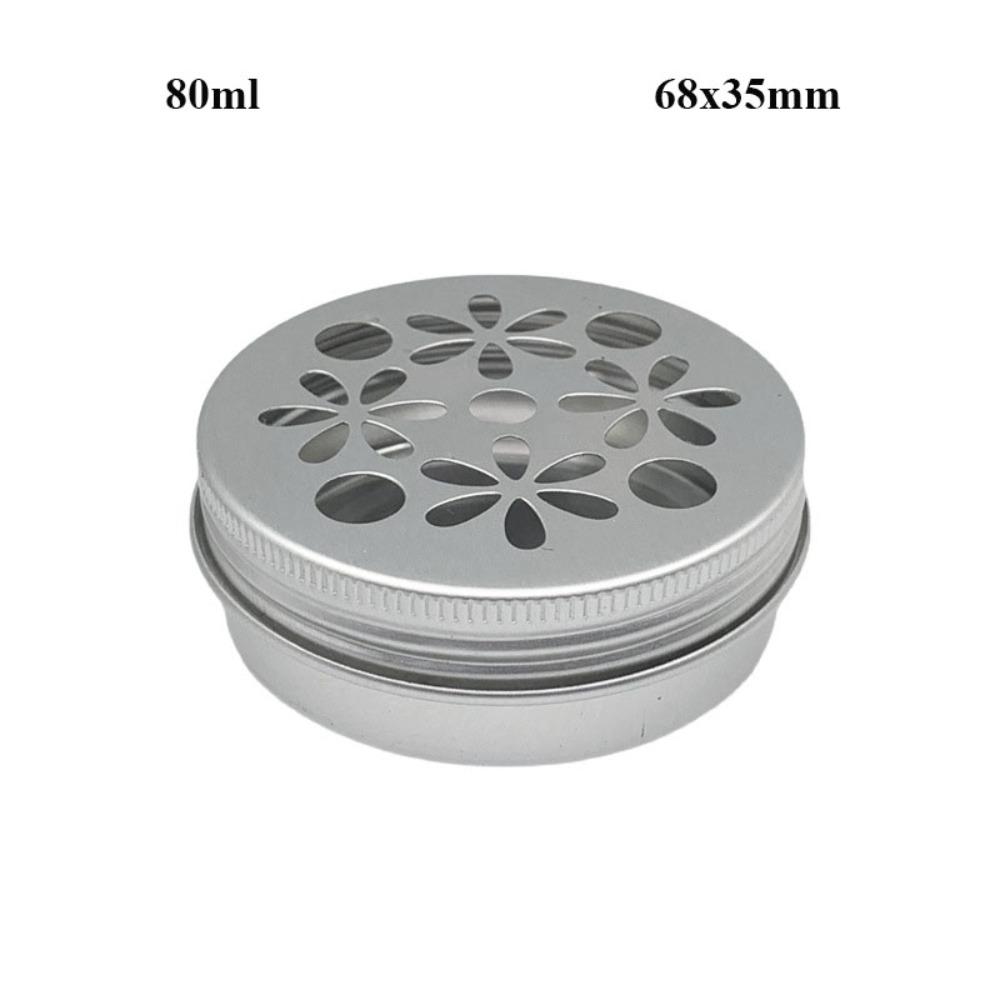 

Hollow Out with Holes Aluminum Tin Container 8 Styles Lip Balm Candle Jar 2