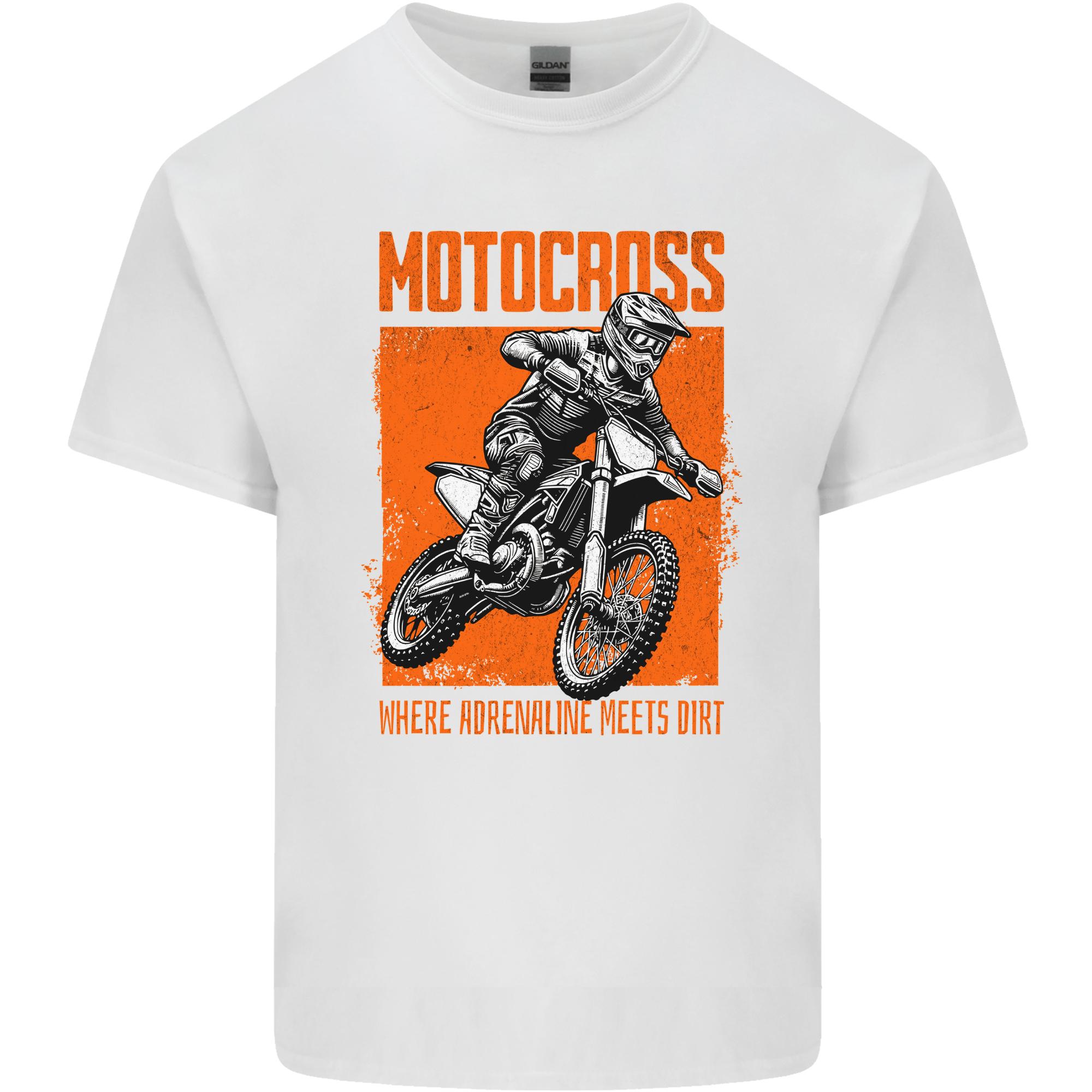 Adrenaline Dirt Motocross MotoX Dirt Bike Unisexs Light Cotton TShirt S