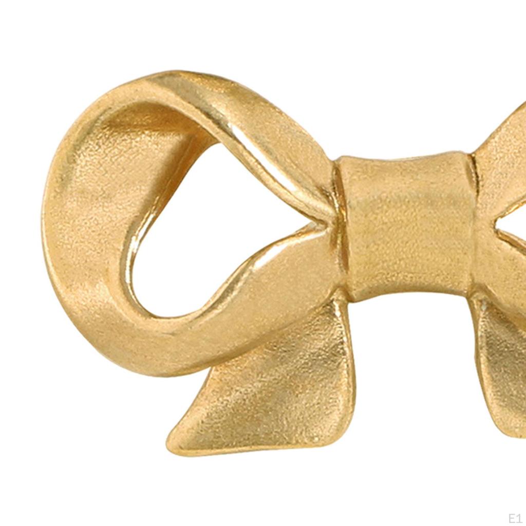 Brass Bowknot Furniture Handle Bow Cabinet Pull,Creative Home Decor,Easy to Install Cute Wardrobe