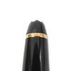 Great MONTBLANC Ballpoint Pen Meisterstck Classic Twist Type Black Gold Mens Used