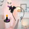 Cute Headband+ Hair Clip for Girls Witch Hat Shape Festival Hair Supplies