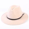Popular European and American High-end Wool Top Hat, Men's and Women's Fashion Versatile Elegant Top Hat Jazz Hat