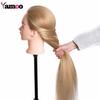 65CM/80CM Weiblicher Kopf Puppenfrisuren Schaufensterpuppe Friseur Styling Trainingskopf für Friseure Kunsthaar Schaufensterpuppenkopf