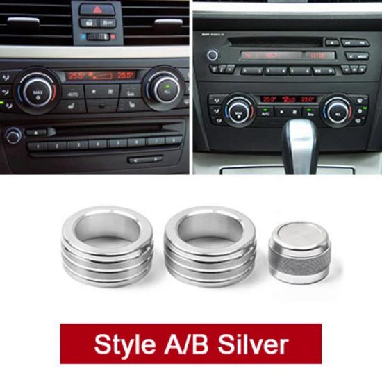 Accesorii de Decor Inel Buton Aer Condiționat Sunet Consola Centrală Interioară Auto Pentru BMW E90 E92 E93 Seria 3 2005-12