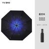Sun umbrella three-fold vinyl sunscreen women's weather and rain anti-ultraviolet parasol folding umbrella umbrella