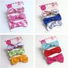 European & American Kids' Rabbit Ears Headband Set: 3-Piece Infant Bow Hair Accessories for Boys & Girls