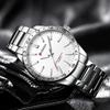 CURREN 8452 Casual Sport Simple Business Men's Watches Stainless Steel Band Wristwatch Quartz Clock with Luminous Pointers