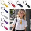 British Women Necktie Double Layer Children Neck Wear Fashion Cravat