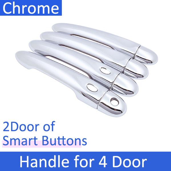BGY1 for Renault Megane 3 MK3 Scala 2011 2008~2016 Gt Line Chrome Door Handle Accessories Cover Car Rustproof Stickers Trim Styling