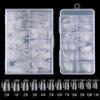 120/240/504/600Pcs False Nail Tips Soft Gel Fingertip Semi-Matte Square Almond French Coffin Full Cover Nails Extension