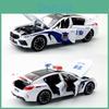 Police Mh8 Alloy Car Model With Acousto Optic Design For Gift Children