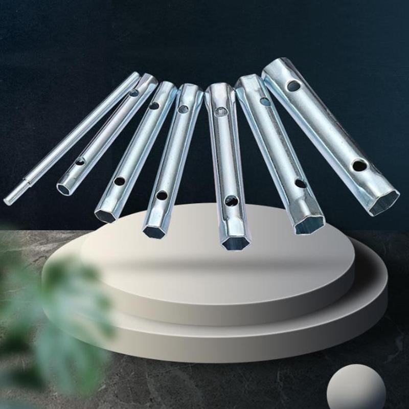 6-22 mm, 10-teilig, metrisch, Rohrsteckschlüsselsatz, Rohrstange, Zündkerzenschlüssel aus Stahl, doppelseitig, für Auto-Klemmreparatur, Handwerkzeuge