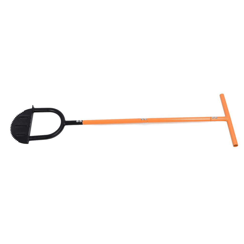 Manual Lawn Edger Half Moon Saw Tooth Carbon Steel Long Handle Handled Step Edger