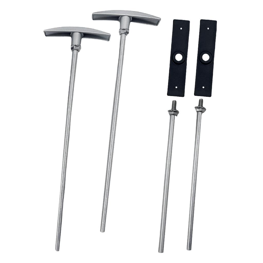 2 Pack RV Waste Valve Extension Rod 6 Inch And 9 Inch Options For Easy Sewer Hose Connection Compatible With Most RVs