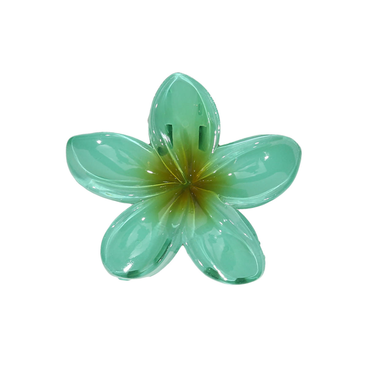 

Заколки для волос в виде краба с градиентными цветами в гавайском стиле для женщин, заколки-автоматы с плюмерией, пляжные аксессуары для волос для тонких/густых волос