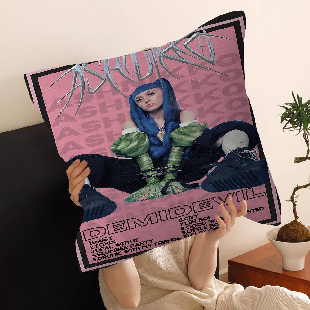 Ashnikko Rapper Pillow Cushion Cover Pillowcase Living Room Sofa Home Decor
