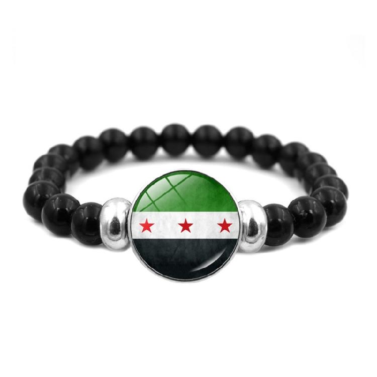 Celebrate Syrian Heritages with This Comfortable Sturdy Handwoven Materials Bracelet for All Generations Outfits