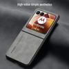 Compatible with Moto Razr 50: Ultra-Light Leather Texture Frosted Protective Case